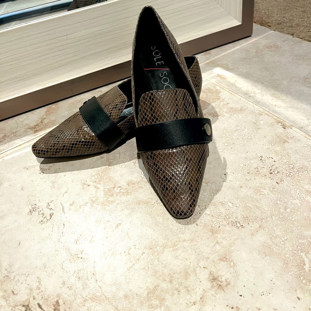 Sole Society Brown Flats
